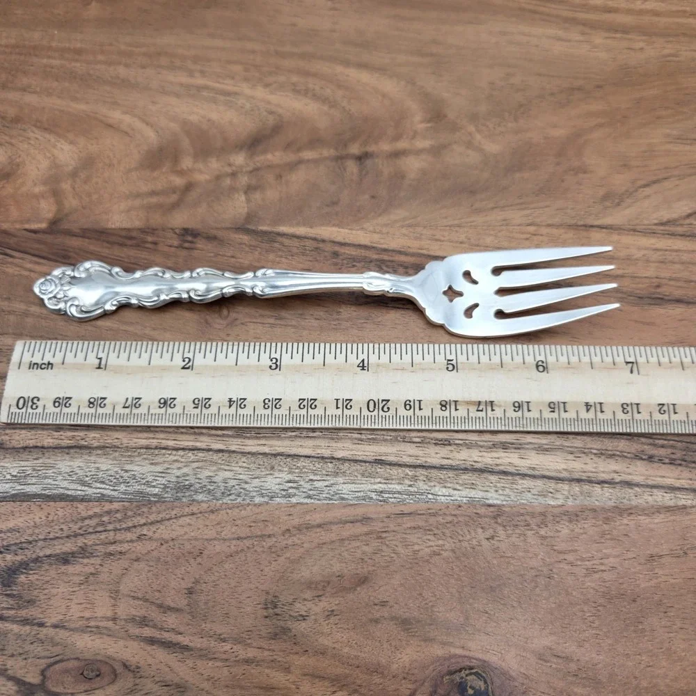 Set Of 4 Oneida Community Beethoven Silverplate Salad Forks Betty Crocker